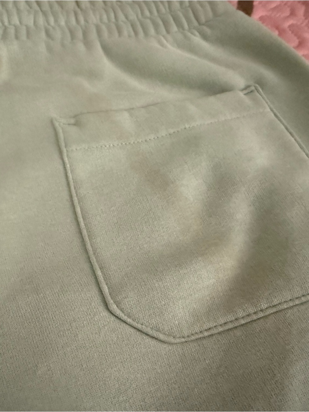 H&M Mens Pull-On Shorts in Sage Green and Slate - Picture 5 of 5